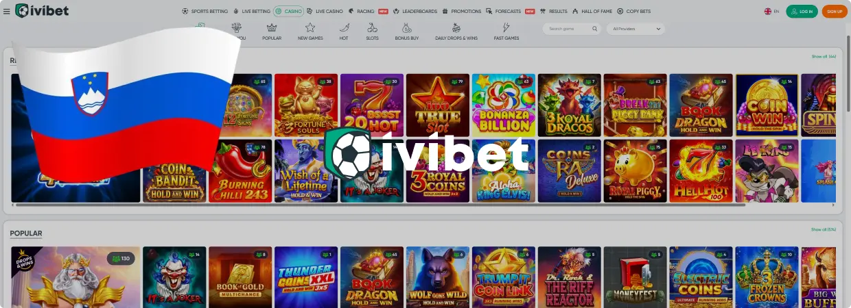 IviBet spletna stran